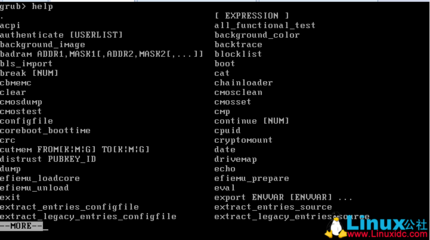 linux开机命令grub,linux开机执行命令